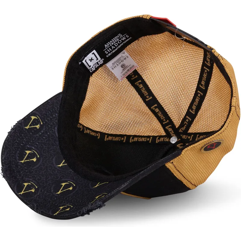 cappellino-trucker-nero-e-giallo-fujibayashi-naoe-nao2-assassin-s-creed-di-capslab