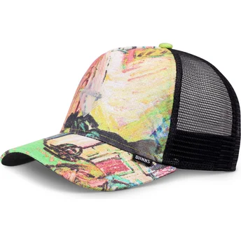 Mützen gebogen mehrfarbig snapback HFT Painting von Djinns