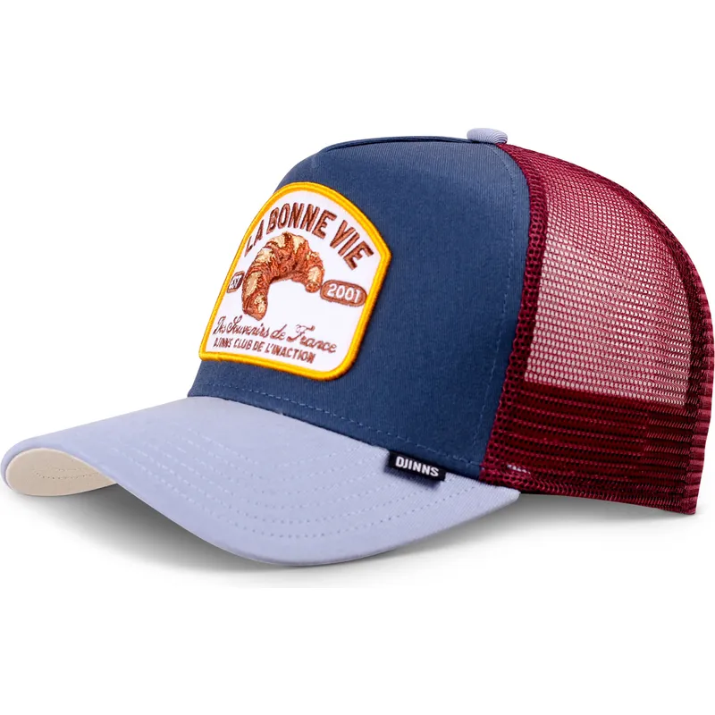 trucker-cap-marineblau-und-rot-croissant-hft-la-bonne-vie-2-von-djinns