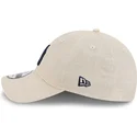 beige-verstellbare-curved-cap-mit-marineblauem-logo-9twenty-linen-spring-training-fan-pack-2025-der-new-york-yankees-mlb-von-new