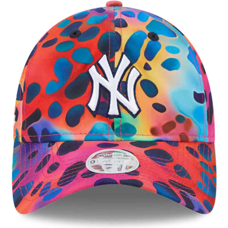 mehrfarbige-verstellbare-gebogene-kappe-fur-damen-9twenty-spots-spring-training-fan-pack-2025-von-new-york-yankees-mlb-von-new-e