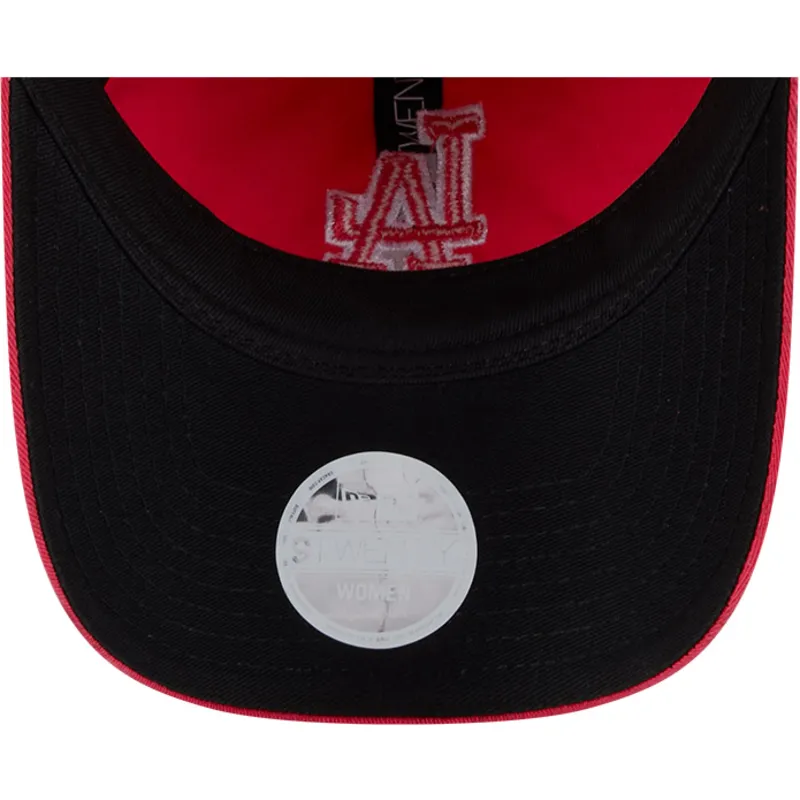 rozowa-zakrzywiona-czapka-z-daszkiem-dla-kobiet-9twenty-pattern-spring-training-fan-pack-2025-los-angeles-dodgers-mlb-od-new-era