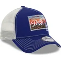 casquette-trucker-bleue-et-blanche-9forty-a-frame-patch-spring-training-fan-pack-2025-los-angeles-dodgers-mlb-new-era