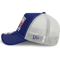 berretto-trucker-blu-e-bianco-9forty-a-frame-patch-spring-training-fan-pack-2025-dei-los-angeles-dodgers-mlb-di-new-era