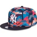 berretto-piatto-multicolore-snapback-9fifty-printed-spring-training-fan-pack-2025-dei-new-york-yankees-mlb-di-new-era