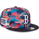 cappellino-piatto-multicolore-snapback-9fifty-printed-spring-training-fan-pack-2025-dei-boston-red-sox-mlb-di-new-era