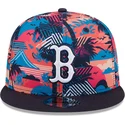 cappello-piatto-multicolore-snapback-9fifty-printed-spring-training-fan-pack-2025-di-boston-red-sox-mlb-di-new-era