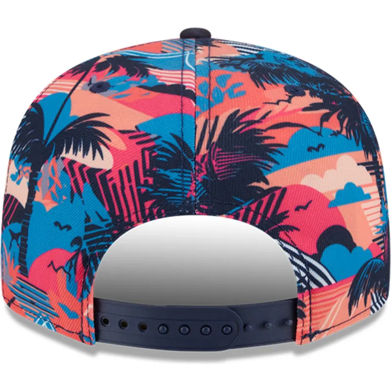 mehrfarbige-flache-snapback-kappe-9fifty-printed-spring-training-fan-pack-2025-der-boston-red-sox-mlb-von-new-era