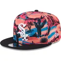 cappello-piatto-multicolore-snapback-9fifty-printed-spring-training-fan-pack-2025-di-chicago-white-sox-mlb-di-new-era