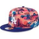 gorra-plana-multicolor-snapback-9fifty-printed-spring-training-fan-pack-2025-de-los-angeles-dodgers-mlb-de-new-era