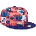 mehrfarbige-snapback-kappe-9fifty-printed-spring-training-fan-pack-2025-der-los-angeles-dodgers-mlb-von-new-era