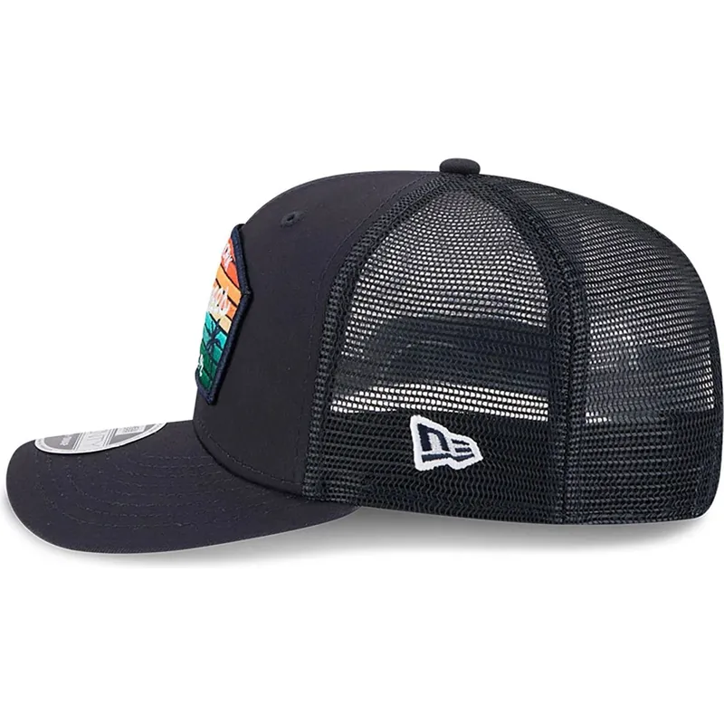 trucker-cap-marineblau-9seventy-stretch-snap-mesh-spring-training-fan-pack-2025-der-new-york-yankees-mlb-von-new-era