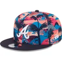 casquette-plate-multicolore-snapback-9fifty-printed-spring-training-fan-pack-2025-atlanta-braves-mlb-new-era