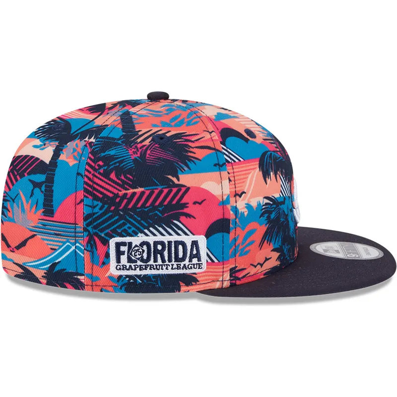 cappellino-piatto-multicolore-snapback-9fifty-printed-spring-training-fan-pack-2025-degli-atlanta-braves-mlb-di-new-era