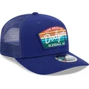 new-era-9seventy-stretch-snap-mesh-spring-training-fan-pack-2025-los-angeles-dodgers-mlb-blue-trucker-hat