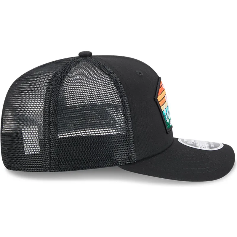 schwarze-trucker-cap-9seventy-stretch-snap-mesh-spring-training-fan-pack-2025-der-chicago-white-sox-mlb-von-new-era