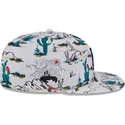 9fifty-print-spring-training-fan-pack-2025-los-angeles-dodgers-mlb-new-era-snapback-kappe-weiss