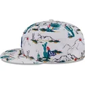 berretto-piatto-bianco-snapback-9fifty-print-spring-training-fan-pack-2025-dei-los-angeles-dodgers-mlb-di-new-era
