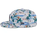 berretto-piatto-bianco-snapback-9fifty-print-spring-training-fan-pack-2025-dei-new-york-yankees-mlb-di-new-era