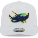 berretto-trucker-bianco-9seventy-perf-spring-training-fan-pack-2025-dei-tampa-bay-rays-mlb-di-new-era