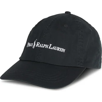 Gorra curva negra ajustable Classic Sport de Polo Ralph Lauren