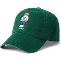 cappellino-curvo-verde-regolabile-classic-sport-polo-bear-di-polo-ralph-lauren