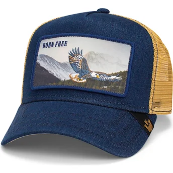 Goorin Bros. Eagle Born Free Wild Heart The Farm Navy Blue Trucker Hat