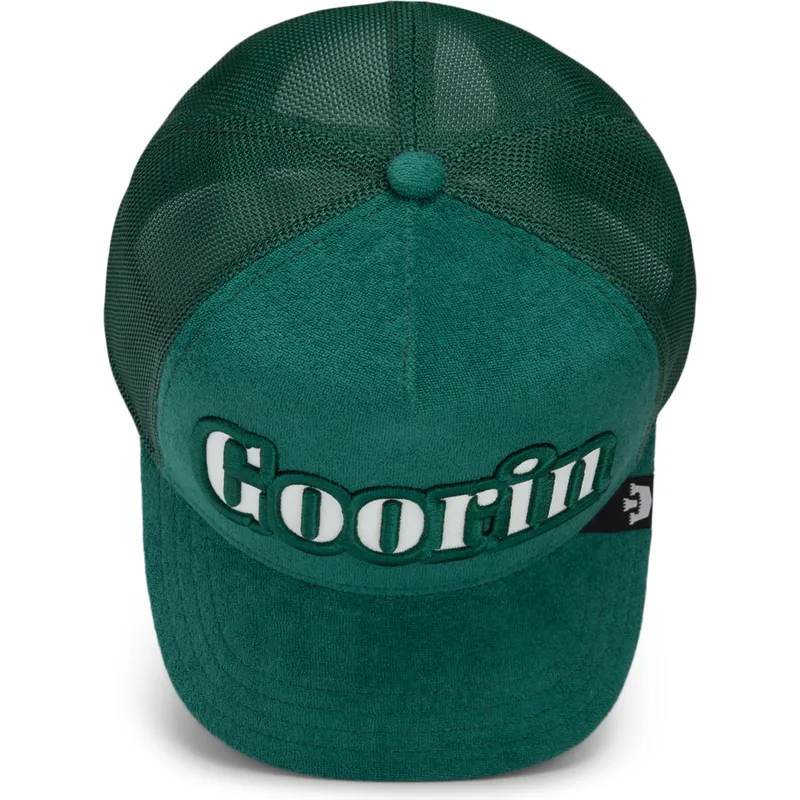 goorin-bros-gron-truckerkeps-med-full-flavor-ordmarke-i-french-terry