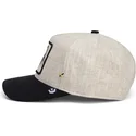 bezowo-czarna-czapka-z-daszkiem-snapback-skorpion-deadly-lethal-linen-rugged-comfort-the-farm-od-goorin-bros