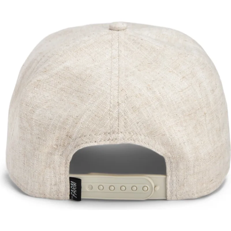 buet-beige-snapback-kasket-bandit-coyote-cloth-rugged-comfort-the-farm-fra-goorin-bros
