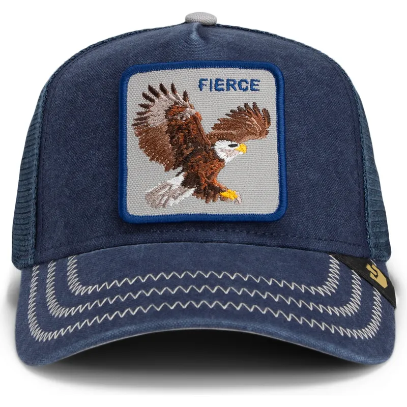 czapka-trucker-granatowa-orzel-fierce-bird-of-prey-core-canvas-the-farm-od-goorin-bros