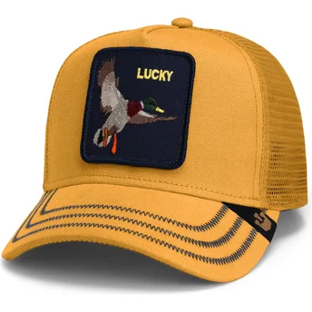 cappellino-trucker-giallo-anatra-lucky-gotta-be-quicker-core-canvas-the-farm-di-goorin-bros
