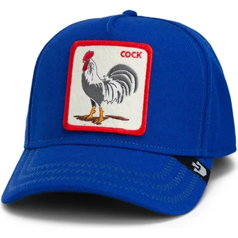 Niebieska czapka z daszkiem snapback kogut Cock Rooster Field 100 The Farm od Goorin Bros.