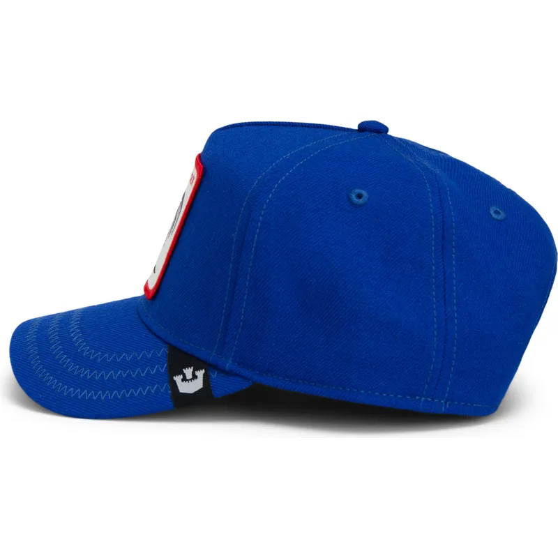 cappellino-visiera-curva-blu-snapback-gallo-cock-rooster-field-100-the-farm-di-goorin-bros