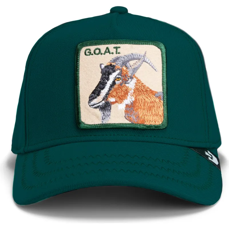 zielona-czapka-z-daszkiem-snapback-koza-goat-greatest-field-100-the-farm-od-goorin-bros