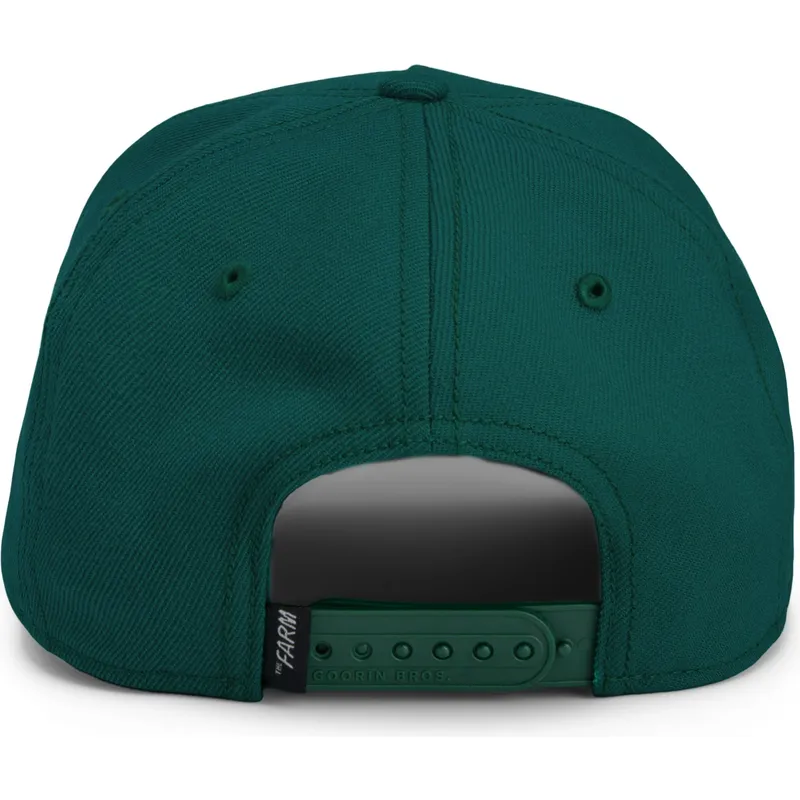 zielona-czapka-z-zakrzywionym-daszkiem-snapback-koza-goat-greatest-field-100-the-farm-od-goorin-bros