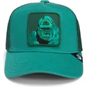 casquette-trucker-verte-gorille-boss-mirage-chroma-wave-the-farm-goorin-bros