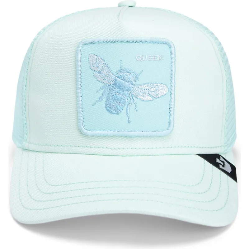 goorin-bros-the-farm-chroma-wave-mirage-queen-bee-blue-trucker-keps