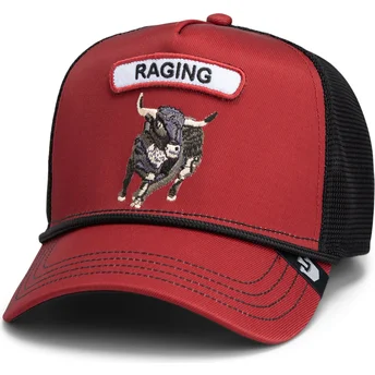 Goorin Bros. GB2 Raging Bull The Rocker The Farm Red and Black Trucker Hat