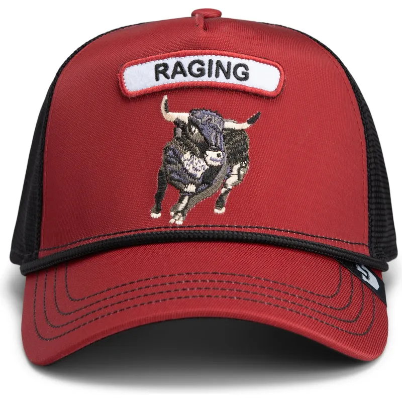 goorin-bros-raging-bull-the-rocker-the-farm-svart-och-rod-truckerkeps-toro-gb2