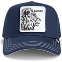 cappellino-trucker-blu-marino-leone-the-empire-lion-fab-farm-di-goorin-bros