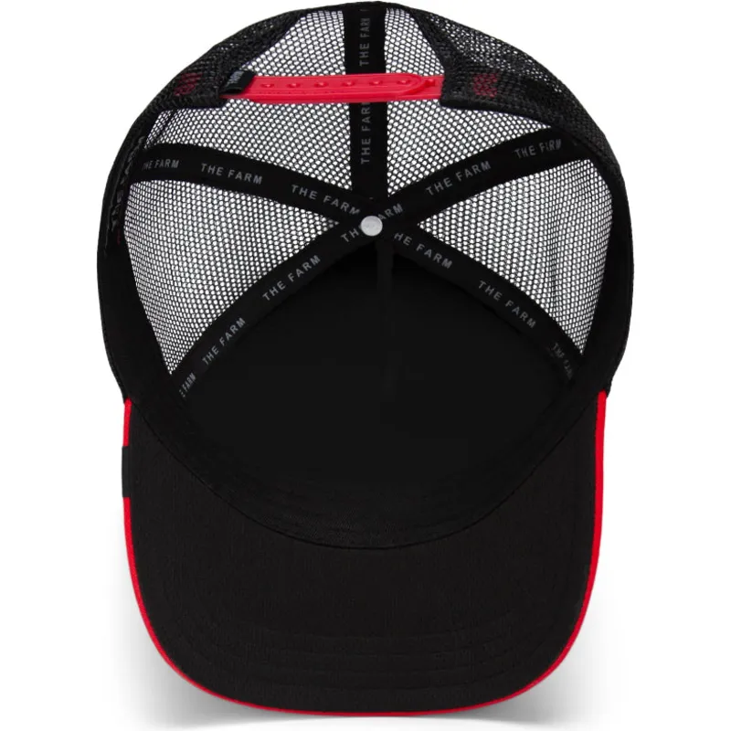 trucker-cap-schwarz-und-rot-ziege-the-goat-steer-fab-farm-von-goorin-bros