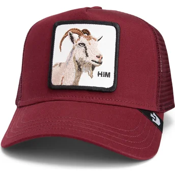 Cappellino trucker rosso capra Himothy Core Combo The Farm di Goorin Bros.