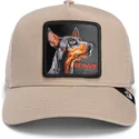 trucker-cap-beige-hund-dobermann-the-doberman-core-combo-the-farm-von-goorin-bros