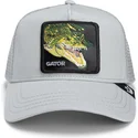 trucker-kasket-gra-krokodille-gator-swamp-monster-core-combo-the-farm-fra-goorin-bros