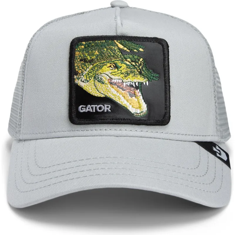 czapka-trucker-szara-krokodyl-gator-swamp-monster-core-combo-the-farm-od-goorin-bros