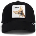trucker-cap-schwarz-chihuahua-hund-the-amigo-core-combo-the-farm-von-goorin-bros