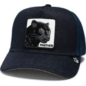 goorin-bros-the-farm-global-core-denim-the-panther-morkbla-panter-truckerkeps