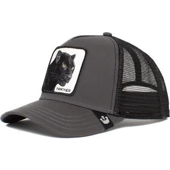 Gorra trucker grigia pantera The Panther Global Core The Farm di Goorin Bros.