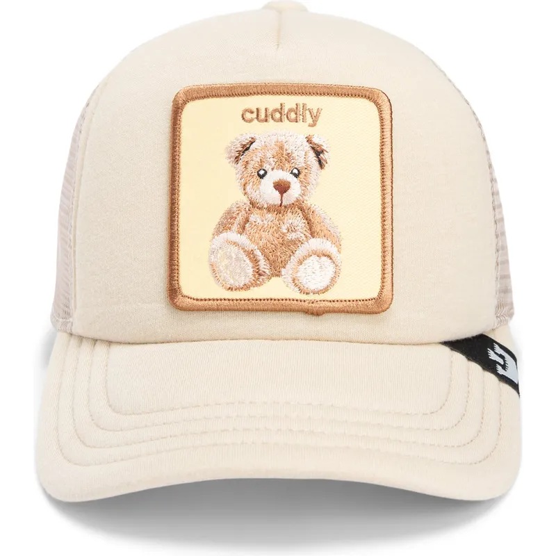 cappelli-curva-beige-snapback-per-bambino-oso-dei-peluche-cuddle-time-chroma-wave-the-farm-the-farm-di-goorin-bros